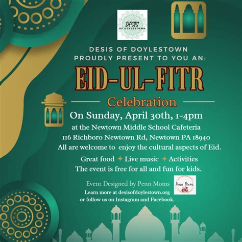 Eid-ul-Fitr 2023 Celebration - Desis Of Doylestown