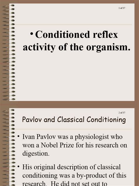 30 Conditioned Reflex Activity | PDF | Classical Conditioning ...