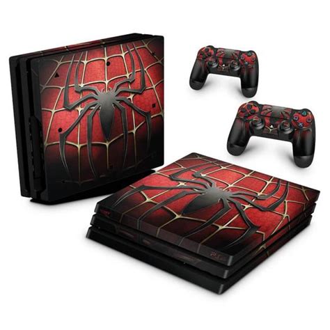 Adesivo Compatível PS4 Pro Skin Spider Man Homem Aranha Pop Arte