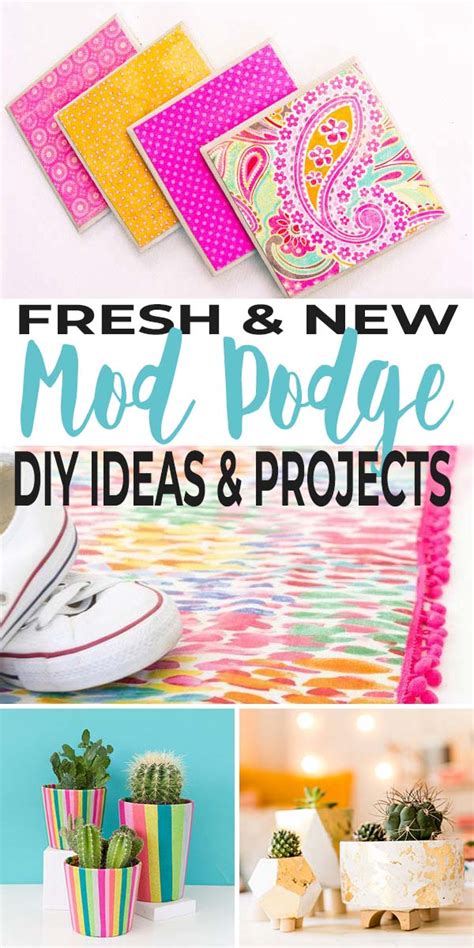 Fresh And Fun Diy Mod Podge Projects Ideas The Budget Decorator