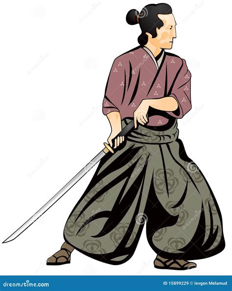 Japanese Samurai PNG Transparent Japanese Samurai Ink Style Japan