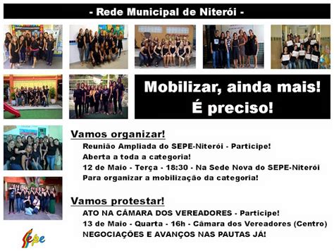 Sepe Niter I Rede Municipal De Niter I Mobilizar Ainda Mais Preciso