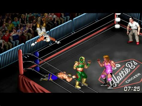 Tiger Mask Vs Ultimo Dragon Vs Mascara Dorada Vs Owen Hart Fire Pro