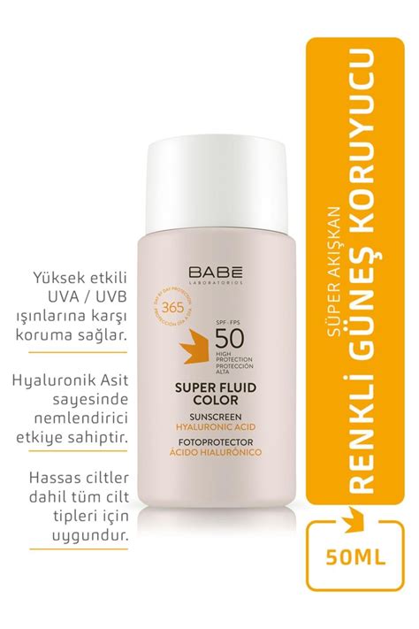 BABE Sun SPF Super Fluid Güneş Koruyucu ml Renkli