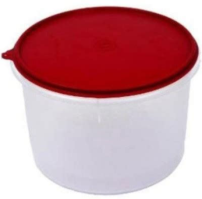 Buy Tupperware 5000 Ml Plastic Food Container White Maroon On