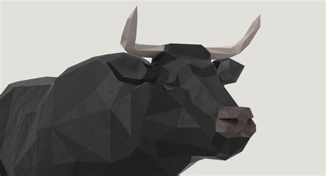 Bull Black Running 3D Model $29 - .max .ma .unitypackage .upk - Free3D