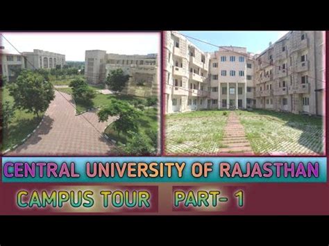 Campus Tour Of Central University Of Rajasthan Part Hostel Life