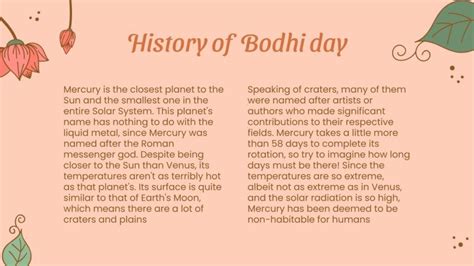 Enjoy Bodhi Day! | Google Slides & PPT