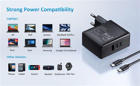 Zolt Chargeur Usb C Pour Ordinateur Portable W Pour Lenovo Thinkpad