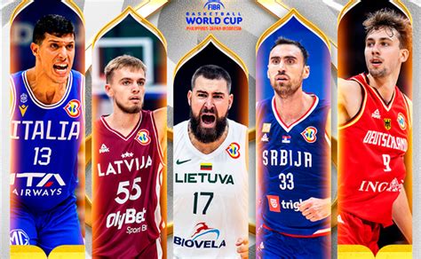 Así quedó el segundo quinteto del Mundial 2023 Basquet Plus