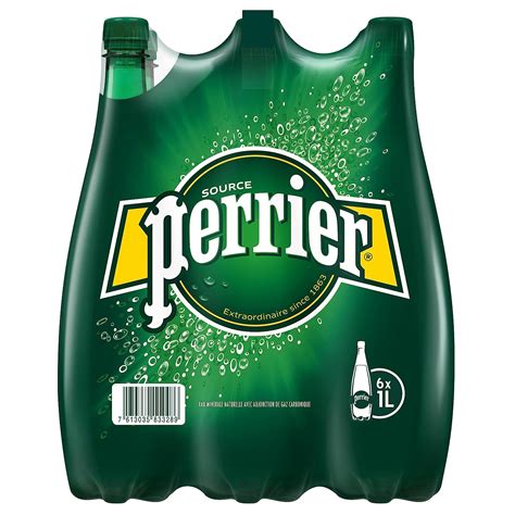 PERRIER Natural Sparkling Mineral Water 6x 1Lit. - natürliches ...