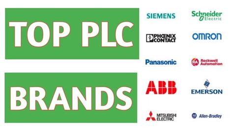 Top Plc Brands And Manufacturer । Plc Companies And Their Examples Youtube