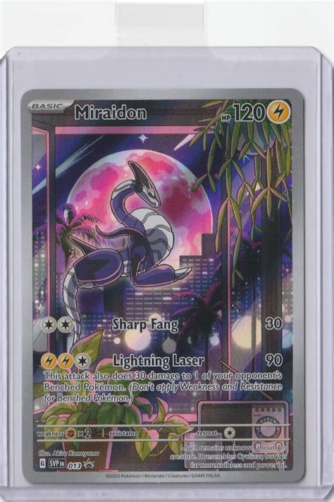 Miraidon Svp En Black Star Promo Pokemon Card Tcg Scarlet Violet