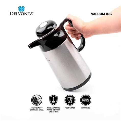 TERMOS L Vacuum JUG Thermos Hot Water Thermos With Press Lid