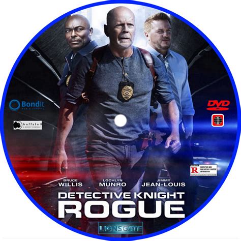 Detective Knight Rogue R Custom Dvd Label Dvdcover