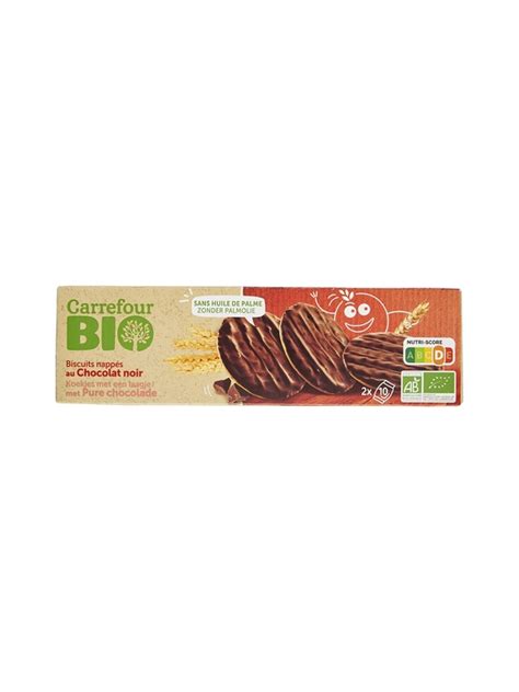 Biscuits Napp S Au Chocolat Noir Carrefour Bio