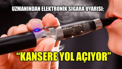 Uzmanından Elektronik Sigara Uyarısı Kansere Yol Açıyor