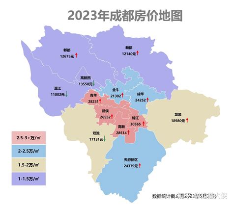 2023年最新成都房价地图 知乎