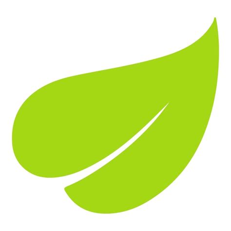 Logotipo De Ecologia De Folha Verde Vetor De Elemento Da Natureza