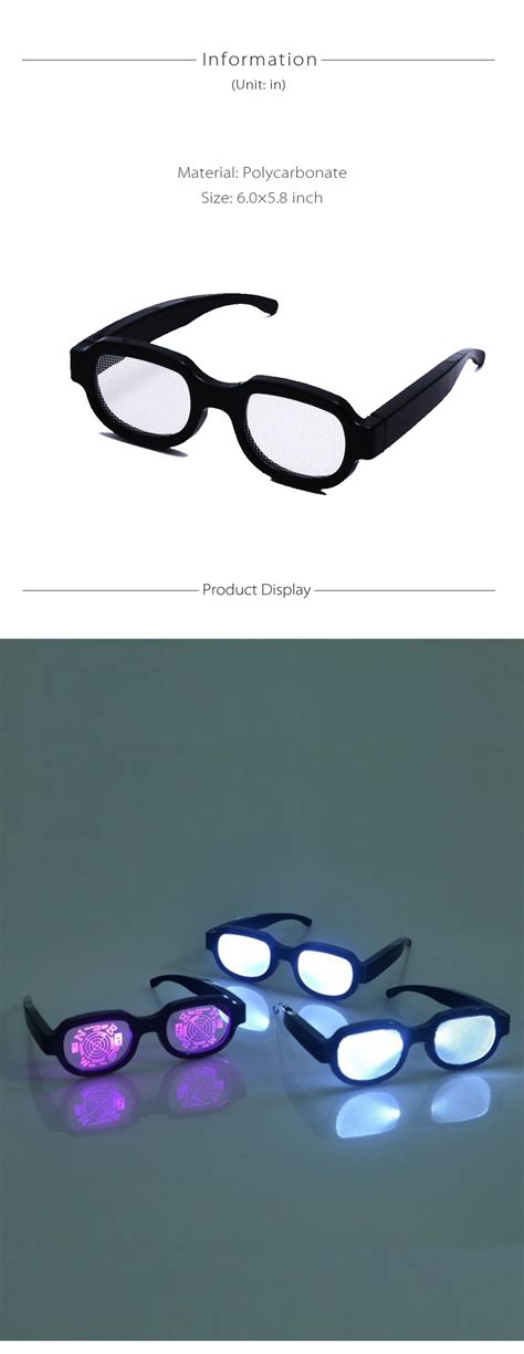 Anime Cosplay Light Up Glasses Sighting Telescope Usb Apollobox