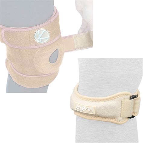 Amazon Plus Size Knee Support Bundle Plus Size Adjustable Knee Brace Nude And