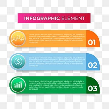 Colourful Tree Infographic Element With Bulb Colourful Step Element