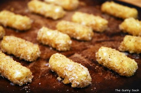 Baked Mozzarella Cheese Sticks Recipe - The Gunny Sack