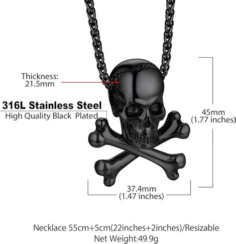 Skull Necklace Jewelry