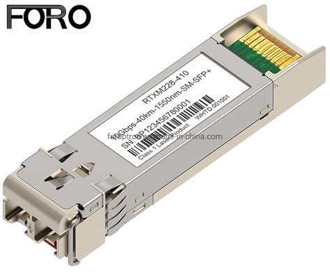 3 3V 1 5W Tx 1550nm Rx 1260 1620nm PIN LC 40km SFP ER Transceiver