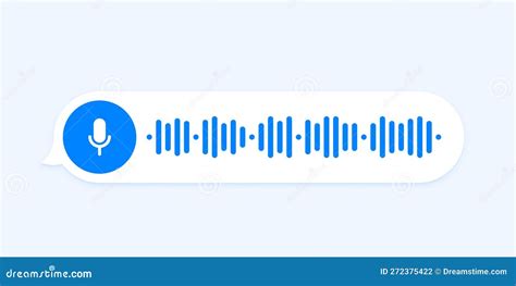 Voice Message Audio Chat Interface And Record Play Bubble Vector