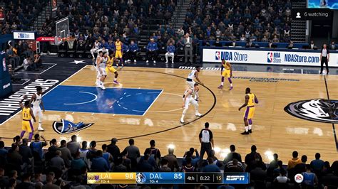 Nba Live Lakers Vs Mavericks Full Game Live Stream Youtube