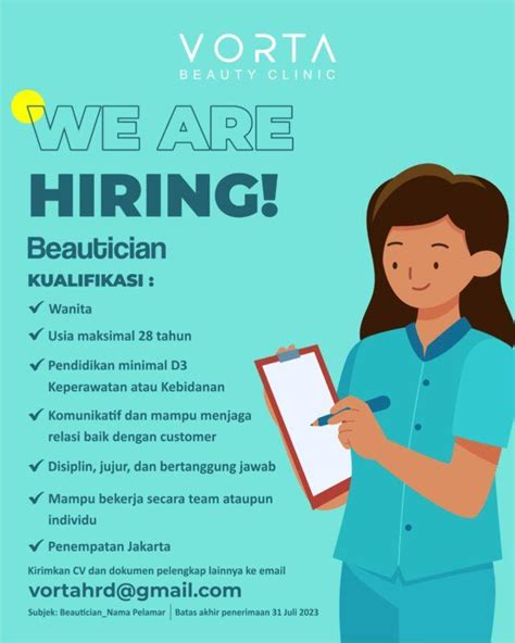 Lowongan Kerja Beautician Asisten Apoteker Customer Service Di