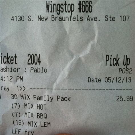 Wingstop Wings Joint In Highland Hills