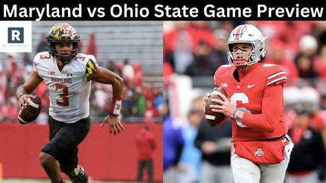 Maryland Vs Ohio State Game Preview College Football Game Predictions