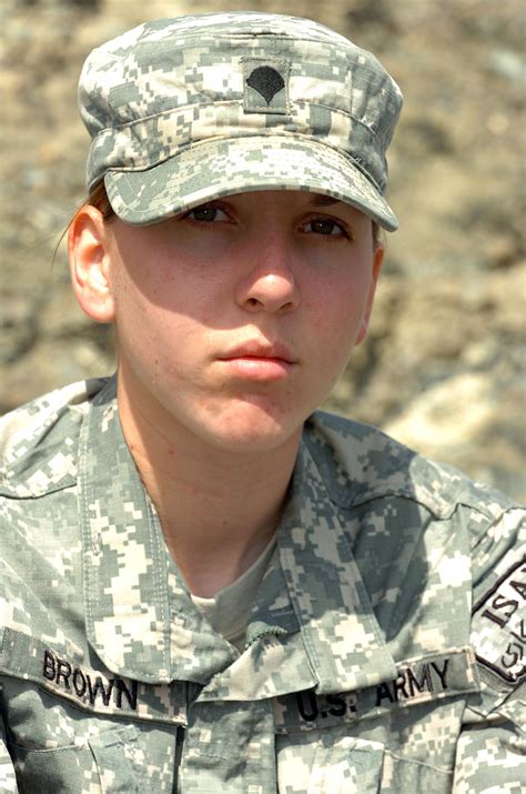 Army Spc Monica Brown A Medic From 782nd Brigade Support Battalion 4th Brigade Combat Team