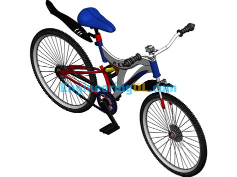 Bicycle 3d Model Solidworks Mechanical Engineering Design Library