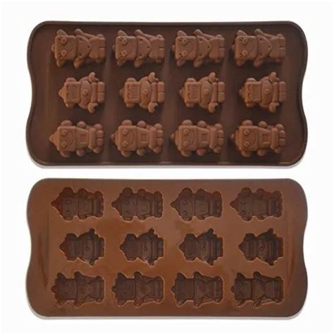 Silicone Brown Silicon Chocolate Mold Robot Shape At Rs Piece In Surat