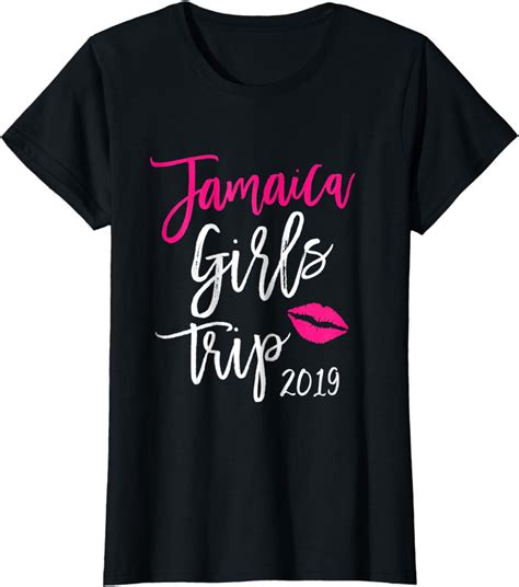 Womens Jamaica Girls Trip Shirt 2019 Vacation Bachelorette T Shirt Clothing