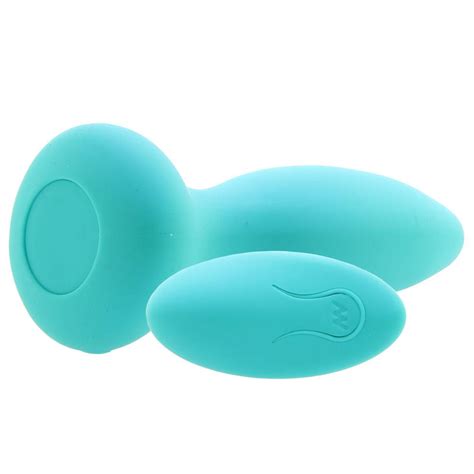 A Play Vibe Adventurous Rechargeable Silicone Anal Plug Teal