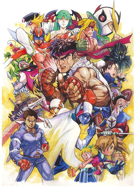 Classic Character Poster - Characters & Art - Tatsunoko vs. Capcom ...