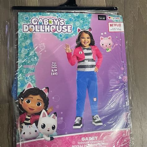 disguise costumes gabbys dollhouse gabby toddler costume nwt