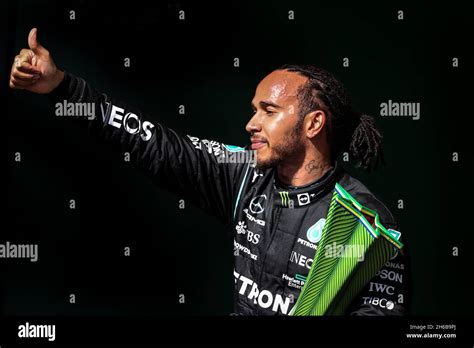 Lewis Hamilton Interlagos Podium Hi Res Stock Photography And