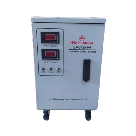 Jual MATSUNAGA SVC 5000 KVA Stavol Stabilizer 5000 Watt NEW DIGITAL