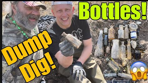 Bottle Dump HAUL River Treasure 1800s Bottles Found Relic Hunting