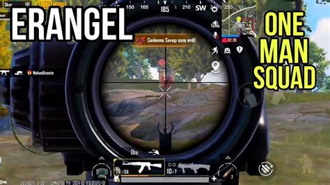 ERANGEL ONE MAN SQUAD PUBG MOBILE YouTube