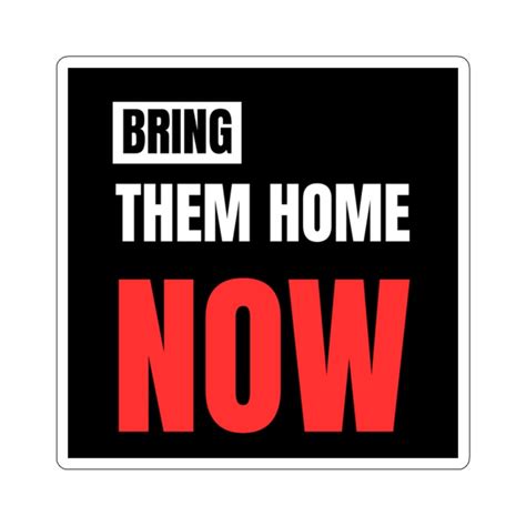 Bring Them Home Now Israeli Hostage Stickers - Etsy