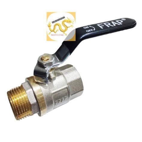 Jual Ball Valve X Inch Drat Luar Dalam Stop Kran Brass