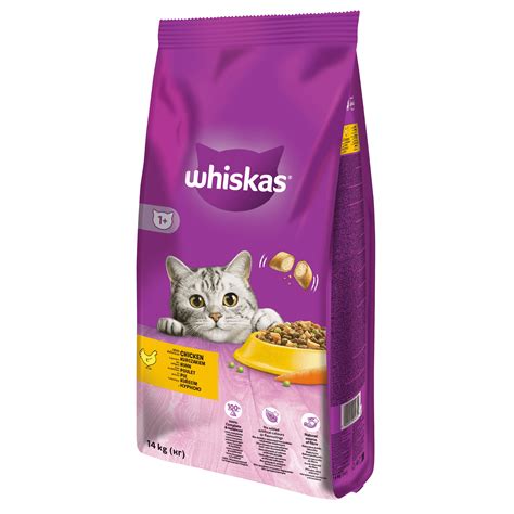 Whiskas granule s kuřecím 14kg