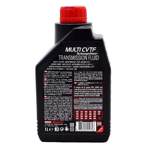 MOTUL MULTI CVTF – DẦU HỘP SỐ VÔ CẤP (CVT) - TAT Filter