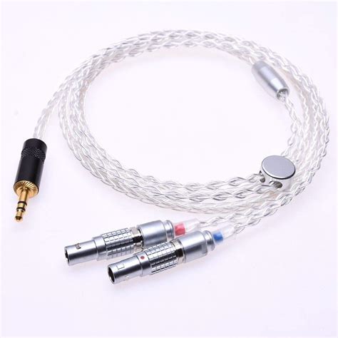 Gagacocc Diy Hand Made Hi End 8 Cores 5n Pcocc Silver Plated Headphone